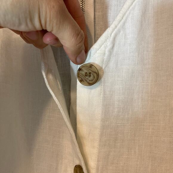 Vince Camuto Cream Sleeveless Jumpsuit - Picture 4 of 13